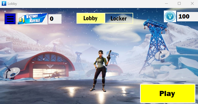 2D Fortnite Lobby