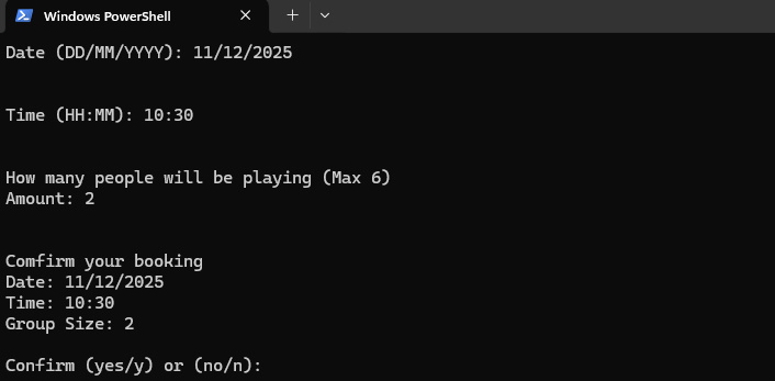 Console Application Create Booking
