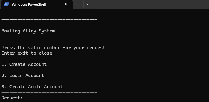 Console Application Landing Page