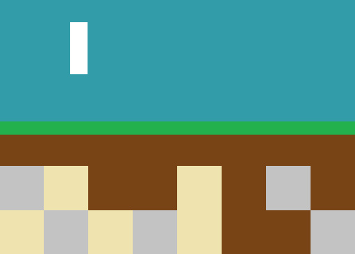 2d Platformer Showing Terrain Generation